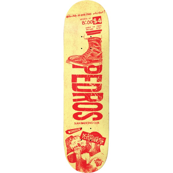 Deathwish Skateboards Pedro Delfino Slam Skateboard Deck - 8.5"