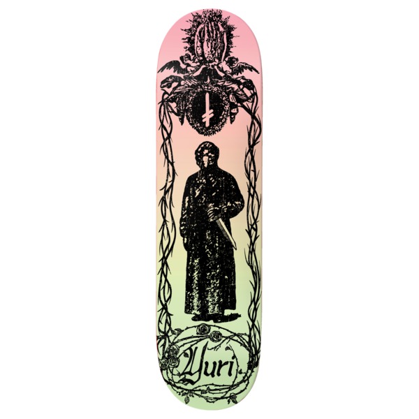Deathwish Skateboards Yuri Facchini Priest Skateboard Deck - 8.125" Deathwish Skateboards Yuri Facchini Priest Skateboard Deck - 8.125"