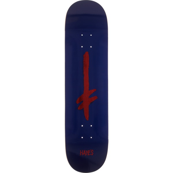 Deathwish Skateboards Jake Hayes Credo Navy / Red Foil Skateboard Deck - 8" x 32"