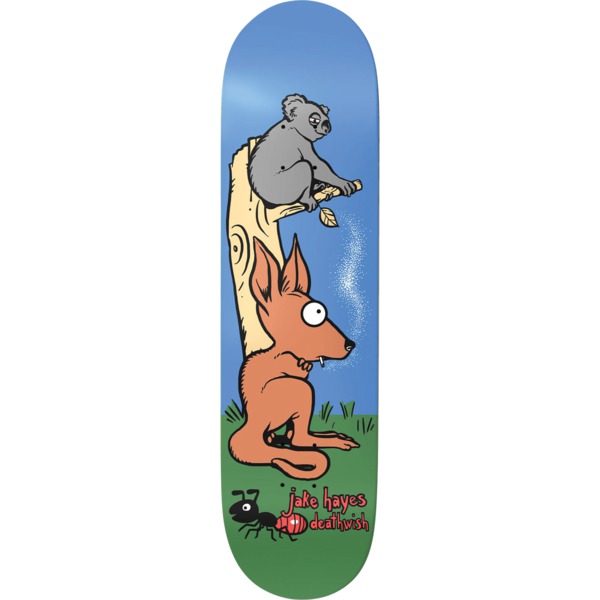 Deathwish Skateboards Jake Hayes Smoking Roo Skateboard Deck - 8" x 31.5"