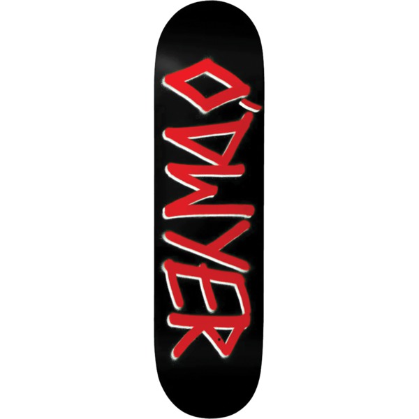 Deathwish Skateboards Brian O'Dwyer Gang Name Black / Red Skateboard Deck - 8.5" x 32"