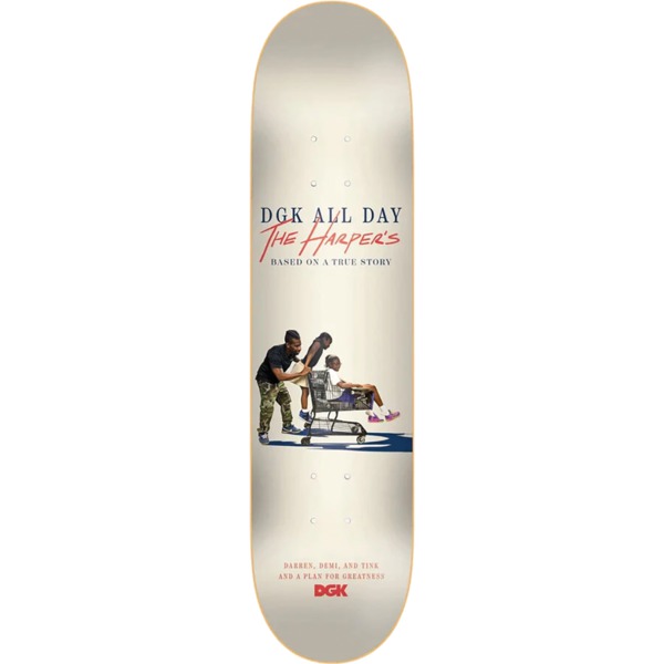 DGK Skateboards Greatness Harper Skateboard Deck - 8" x 31.85"