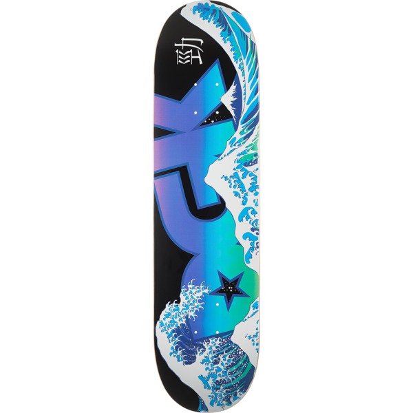 DGK Skateboards Tsunami Black Skateboard Deck - 8.06" x 31.85"
