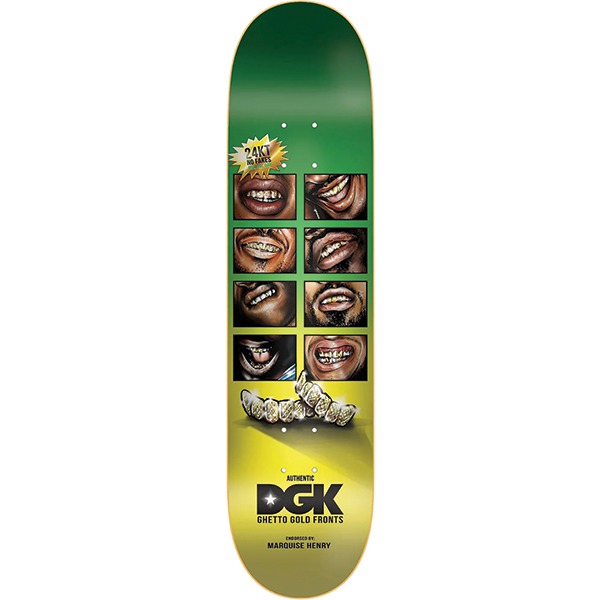 DGK Skateboards Marquoise Henry Grillz Skateboard Deck - 8.1" x 31.85"