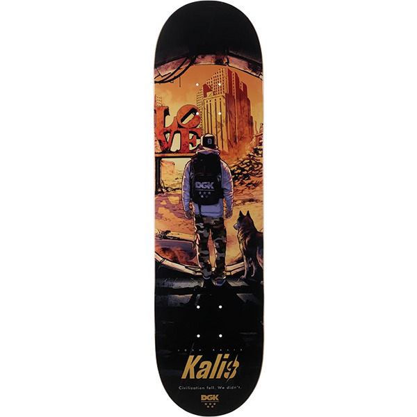 DGK Skateboards Josh Kalis Civilization Skateboard Deck - 8.06" DGK Skateboards Josh Kalis Civilization Skateboard Deck - 8.06"