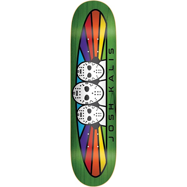 DGK Skateboards Josh Kalis UFO Green Skateboard Deck - 8.25" x 31.75"