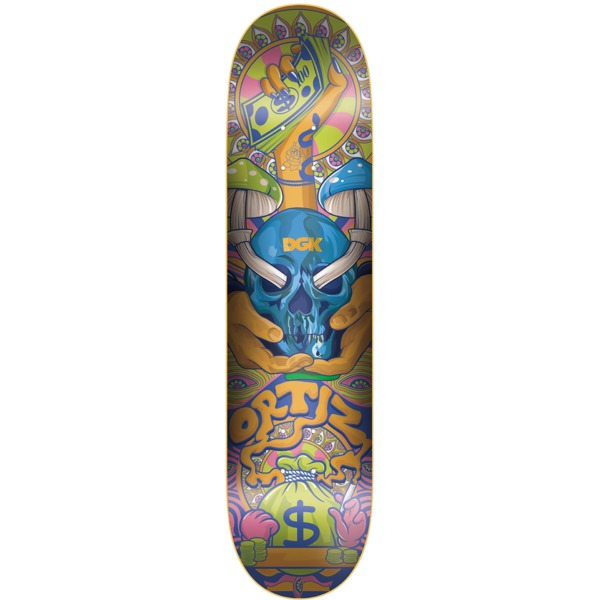 DGK Skateboards Chaz Ortiz Ghetto Psych Skateboard Deck - 8.1" x 31.5"