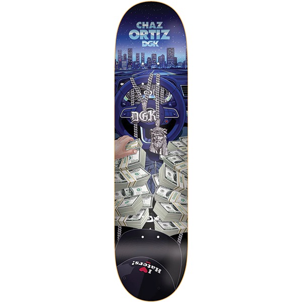 DGK Skateboards Chaz Ortiz POV Skateboard Deck - 8.1" DGK Skateboards Chaz Ortiz POV Skateboard Deck - 8.1"
