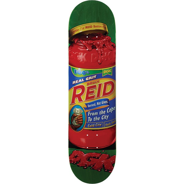 DGK Skateboards Brian Reid Thick Sauce Skateboard Deck - 8.1" DGK Skateboards Brian Reid Thick Sauce Skateboard Deck - 8.1"