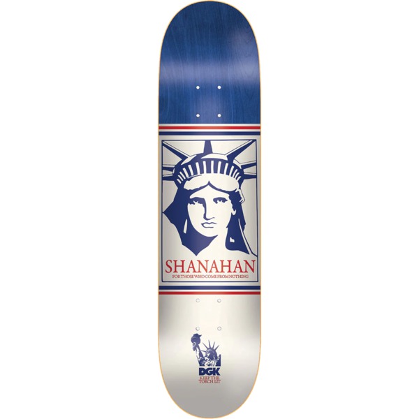 DGK Skateboards John Shanahan Liberty Blue Skateboard Deck - 8.06" x 31.85" DGK Skateboards John Shanahan Liberty Blue Skateboard Deck - 8.06" x 31.85"