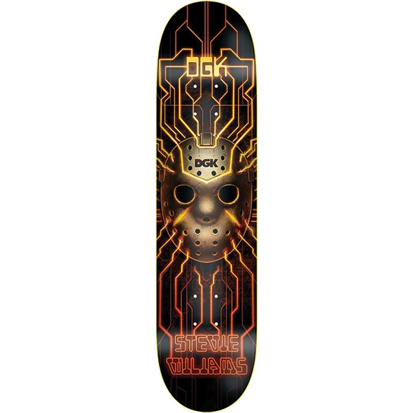 DGK Skateboards Stevie Williams Glow Skateboard Deck - 8.25" DGK Skateboards Stevie Williams Glow Skateboard Deck - 8.25"
