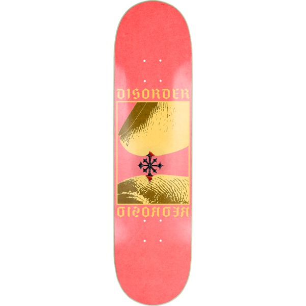 Disorder Skateboards Pinch of Pain Peach / Yellow Skateboard Deck - 8" x 31.75"