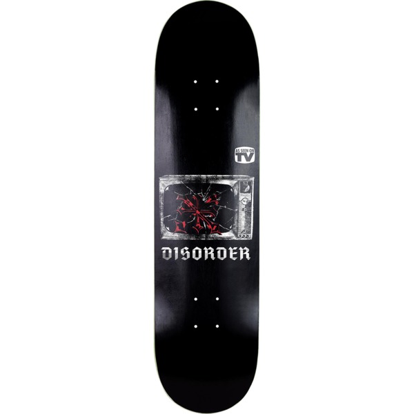 Disorder Skateboards To Party Black Skateboard Deck - 8.12" x 31.75"