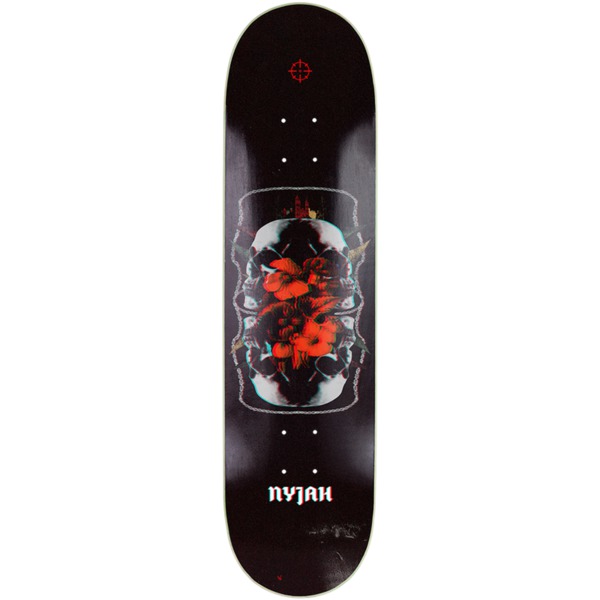 Disorder Skateboards Nyjah Huston Mirror Black Skateboard Deck - 8" x 31.75"