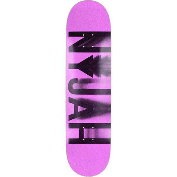 Disorder Skateboards Nyjah Huston Scan Pink / Black Skateboard Deck - 8.5" x 32"