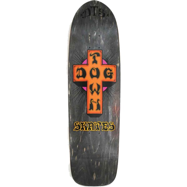 Dogtown Skateboards Big Boy Black Stain / Orange Skateboard Deck - 9.05" x 32.4"