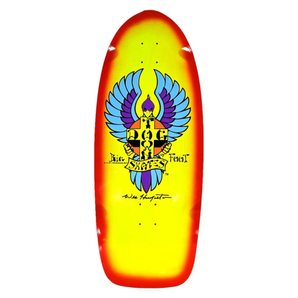 Dogtown Skateboards Big Foot 70's Rider Yellow / Red / Blue Old School Skateboard Deck - 11.87" x 30.54" Dogtown Skateboards Big Foot 70's Rider Yellow / Red / Blue Old School Skateboard Deck - 11.87" x 30.54"