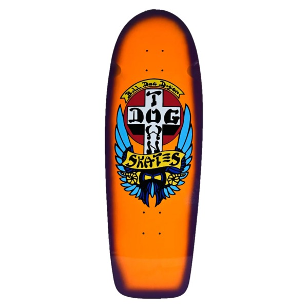 Dogtown Skateboards Bull Dog 70's Rider Orange / Purple Fade Old School Skateboard Deck - 10" x 30.3" Dogtown Skateboards Bull Dog 70's Rider Orange / Purple Fade Old School Skateboard Deck - 10" x 30.3"