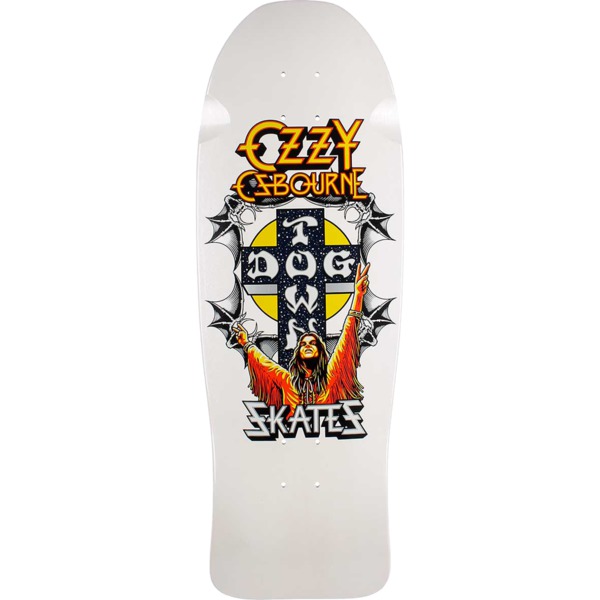 Dogtown Skateboards Ozzy Osbourne Pearl White Old School Skateboard Deck - 10.12" x 30.32"