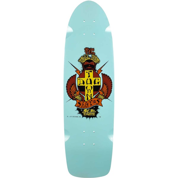 Dogtown Skateboards PC Tail Tap 70's Rider Sky Dip Skateboard Deck - 8.3" x 30.57"