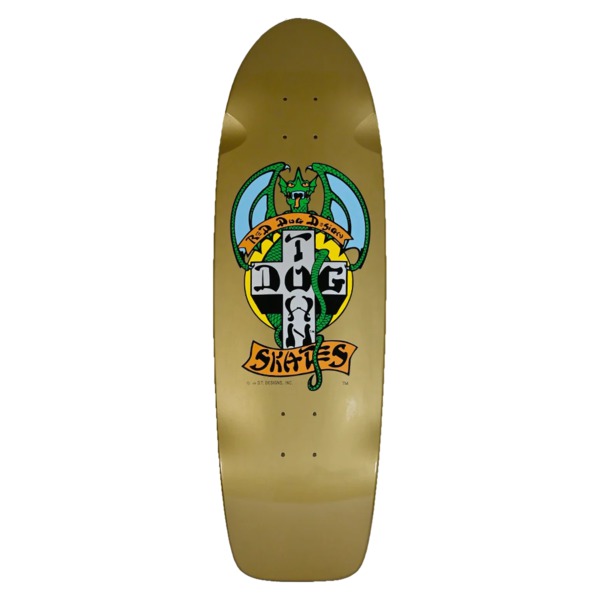 Dogtown Skateboards Red Dog 70's Rider Gold Pearl Skateboard Deck - 9.1" x 30.3" Dogtown Skateboards Red Dog 70's Rider Gold Pearl Skateboard Deck - 9.1" x 30.3"