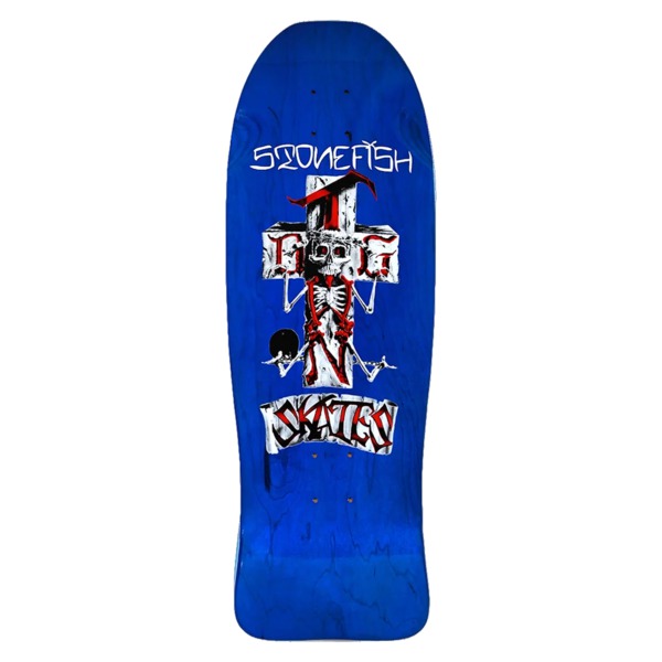 Dogtown Skateboards Stonefish 80's Translucent Blue Gloss Old School Skateboard Deck - 10.12" x 30.32" Dogtown Skateboards Stonefish 80's Translucent Blue Gloss Old School Skateboard Deck - 10.12" x 30.32"