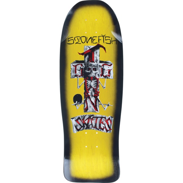 Dogtown Skateboards Stonefish Assorted Colors Old School Skateboard Deck - 10.12" x 30.32"