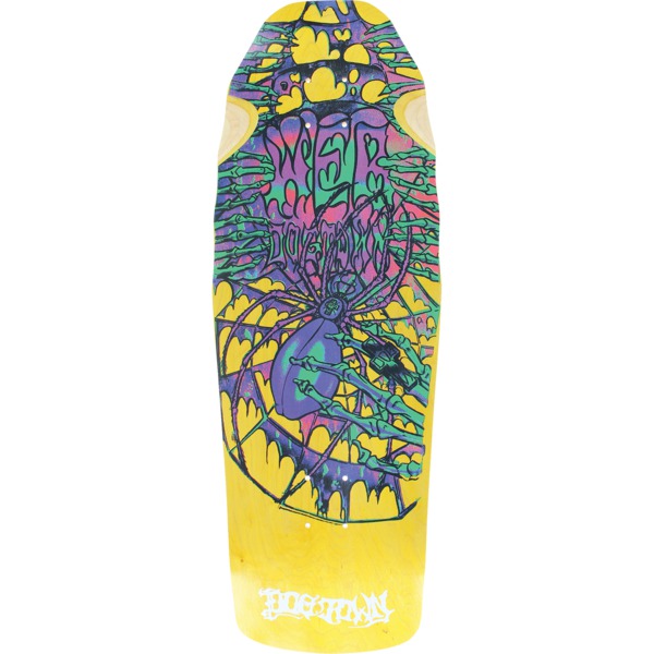 Dogtown Skateboards Web Assorted Stains Old School Skateboard Deck - 10.25" x 30.8"