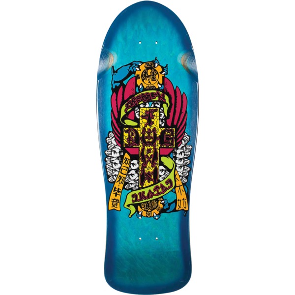 Dogtown Skateboards Eric Dressen Hands Assorted Colors / Blue Fade Old School Skateboard Deck - 10.12" x 30.32"