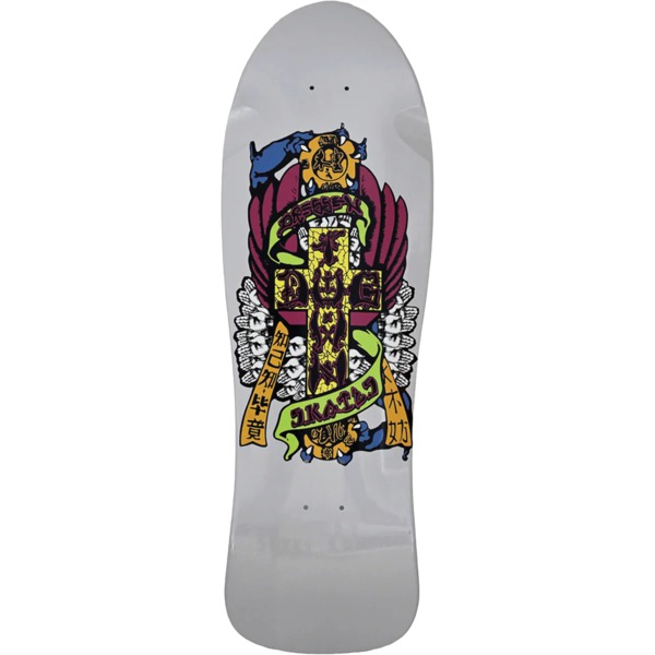 Dogtown Skateboards Eric Dressen Hands Grey Pearl Dip Old School Skateboard Deck - 10.12" x 30.32"
