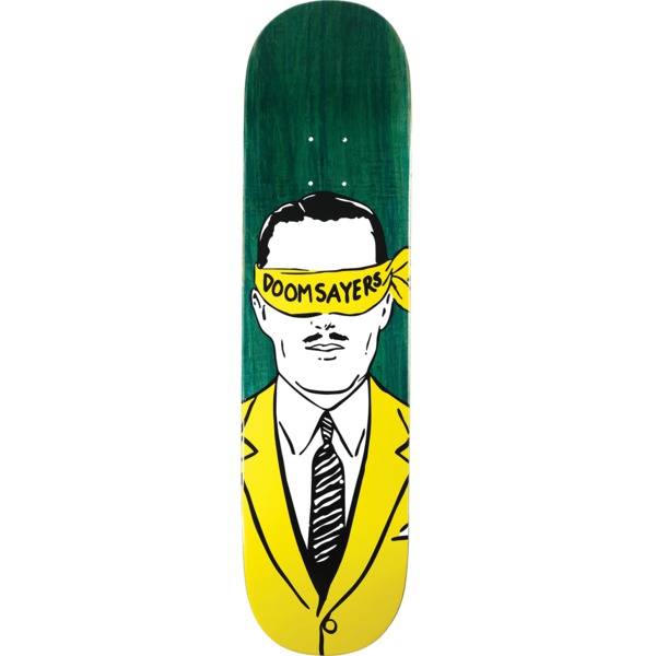 Doomsayers Club Corpo Guy Assorted Stains / Yellow Skateboard Deck - 8.1" x 31.75"