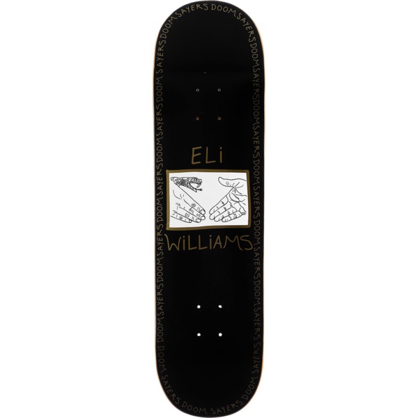 Doomsayers Club Eli Williams Snake Shake Black / Yellow Skateboard Deck - 8.5" x 31.75"