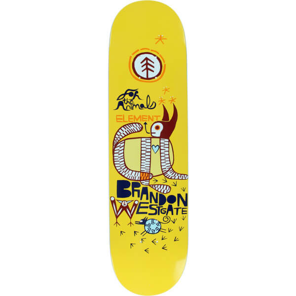 Element Skateboards Brandon Westgate Elvira FTA Skateboard Deck 8 x