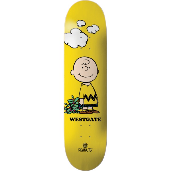 Element Skateboards Brandon Westgate Peanuts Charlie Brown Skateboard Deck  - 8 x 31.75