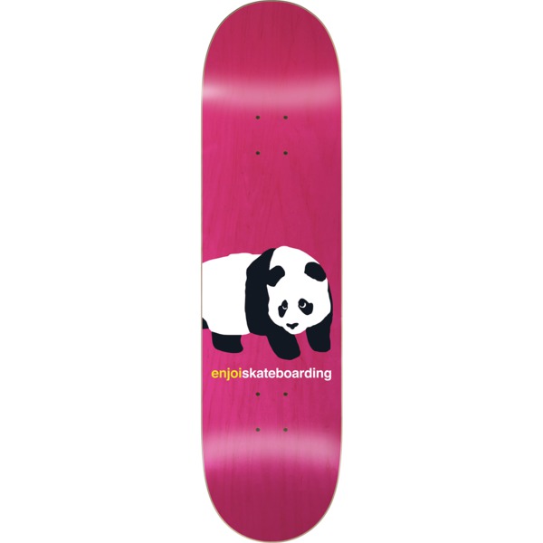 Enjoi Skateboards Peekaboo Panda Pink Skateboard Deck Resin-7 - 8.5" x 32.1"