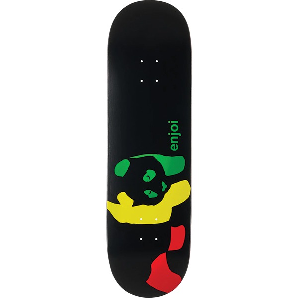 Enjoi Skateboards Rasta Panda Resin 7 Skateboard Deck - 9"