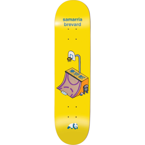 Enjoi Skateboards Samarria Brevard Go For The Gold Yellow Skateboard
