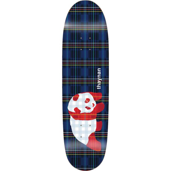 Enjoi Skateboards Thaynan Costa Plaid Panda Super Sap Skateboard Deck Resin-7 - 8.75" x 31.8"