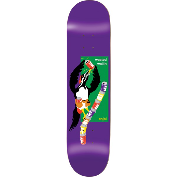 Enjoi Skateboards Zack Wallin Party Animal Skateboard Deck Resin-7 - 8" x 31.6"