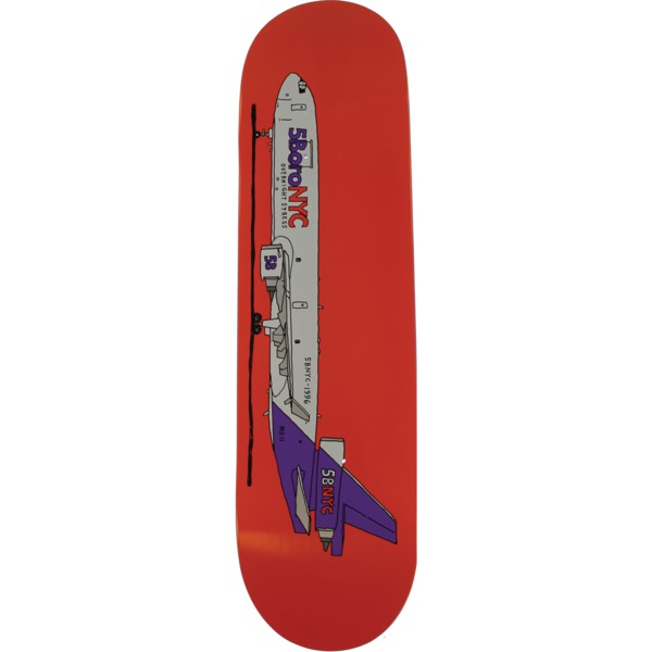 5Boro NYC Skateboards Stefan Marx Cargo Plane Overnight Stress Skateboard Deck - 8.5" x 32"