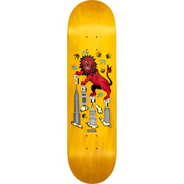 5Boro NYC Skateboards Tomas Redrey Yellow Skateboard Deck - 8.25" x 32"