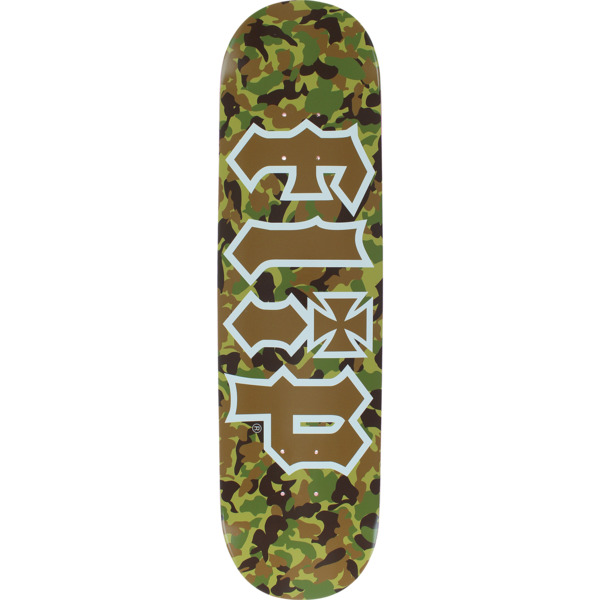 Flip Skateboards HKD Combat Brown Skateboard Deck - 8" x 31.4"