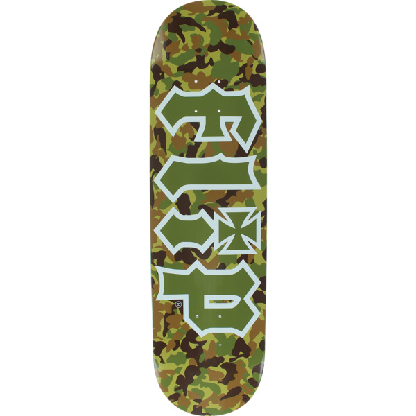 Flip Skateboards HKD Combat Green Skateboard Deck - 8.25" x 32.38"