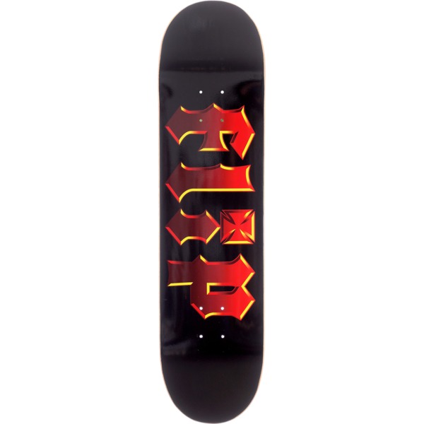 Flip Skateboards HKD Inferno Black Skateboard Deck - 8" x 31.5"