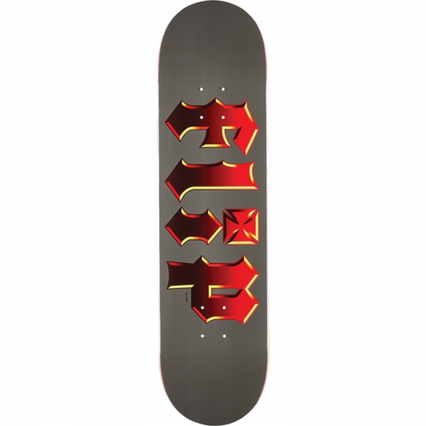 Flip Skateboards HKD Inferno Grey Skateboard Deck - 8.25" x 32.31"
