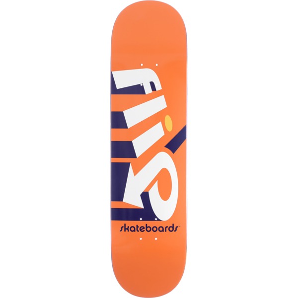 Flip Skateboards Strobe Orange Skateboard Deck - 8.25" x 32.88"