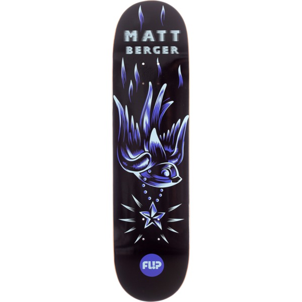 Flip Skateboards Matt Berger Blacklight Skateboard Deck - 8.25" x 32.88"