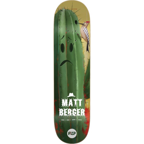 Flip Skateboards Matt Berger Flower Power Skateboard Deck - 8.25" x 32.38"