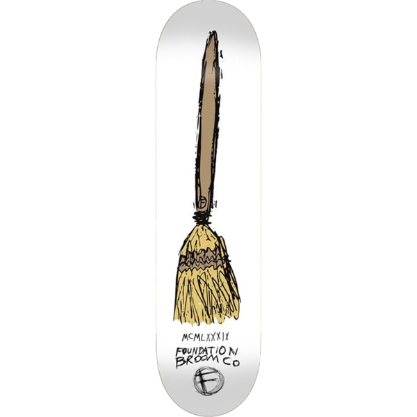 Foundation Skateboards Broom Co Skateboard Deck - 8.38" x 32.38"