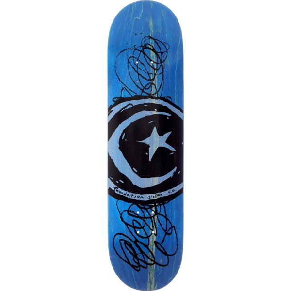 Foundation Skateboards Star and Moon patch and sticker new old stock 